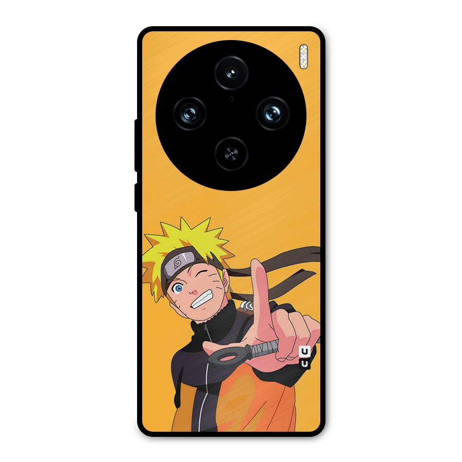 Cool Aesthetic Naruto Metal Back Case for Vivo X100 Pro