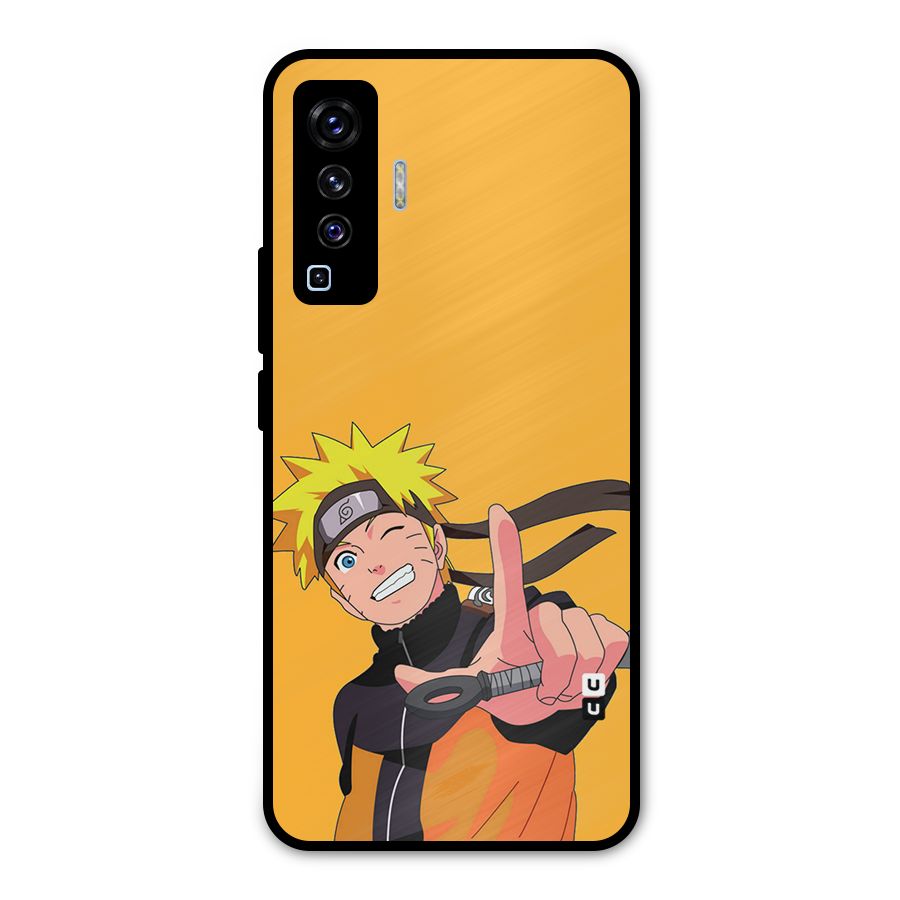 Cool Aesthetic Naruto Metal Back Case for Vivo X50