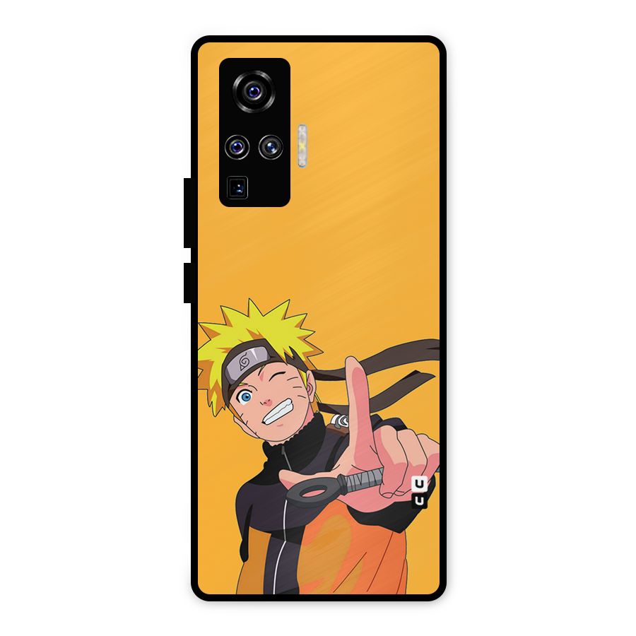 Cool Aesthetic Naruto Metal Back Case for Vivo X50 Pro