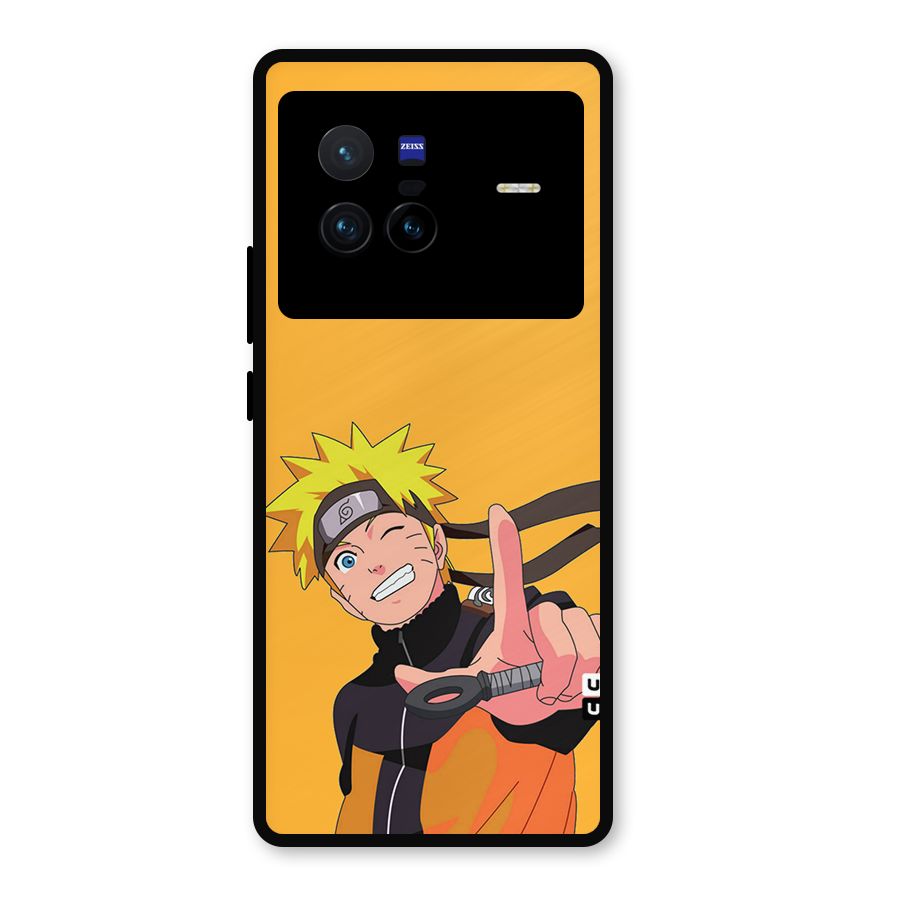 Cool Aesthetic Naruto Metal Back Case for Vivo X80