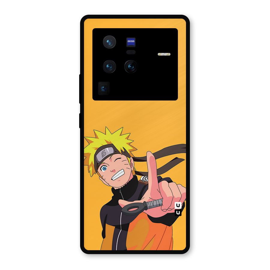 Cool Aesthetic Naruto Metal Back Case for Vivo X80 Pro