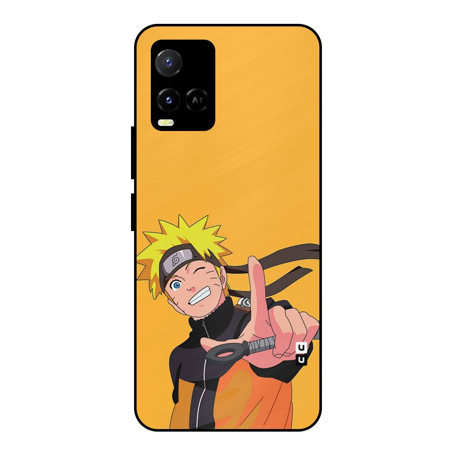 Cool Aesthetic Naruto Metal Back Case for Vivo Y21T