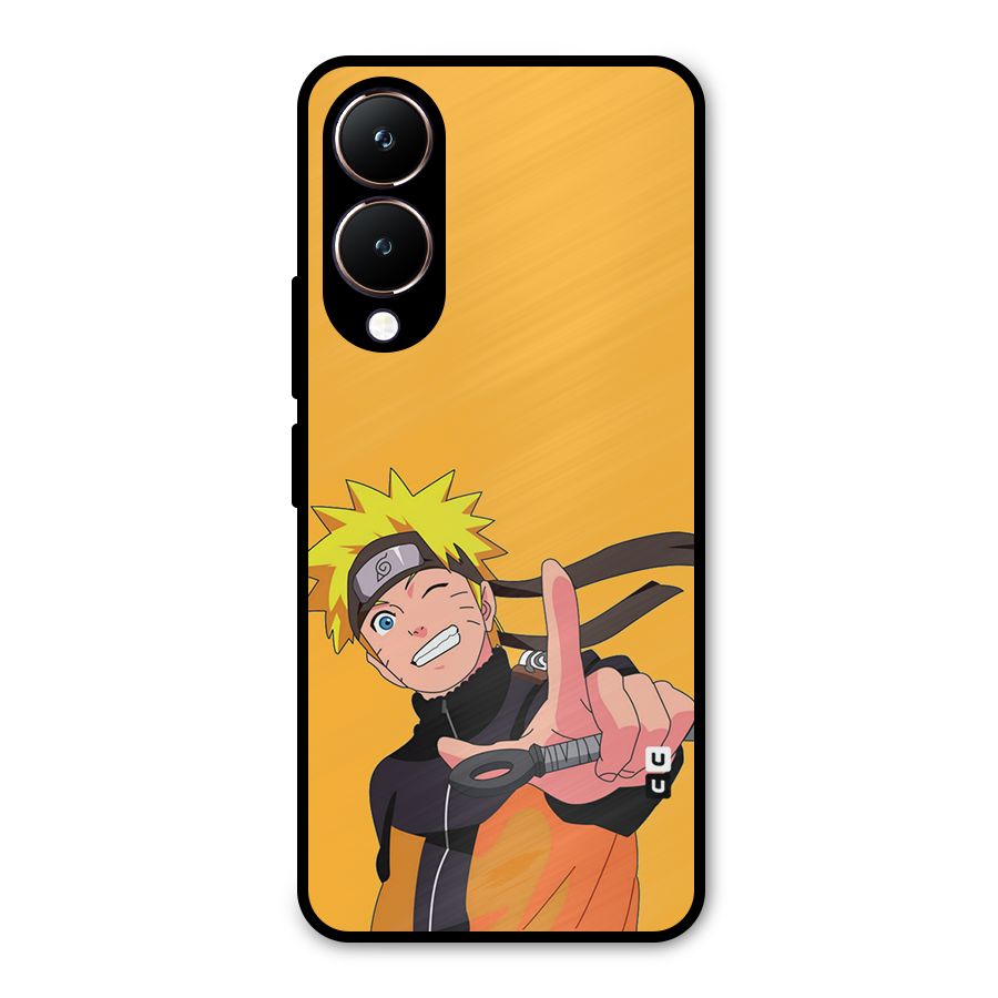 Cool Aesthetic Naruto Metal Back Case for Vivo Y28