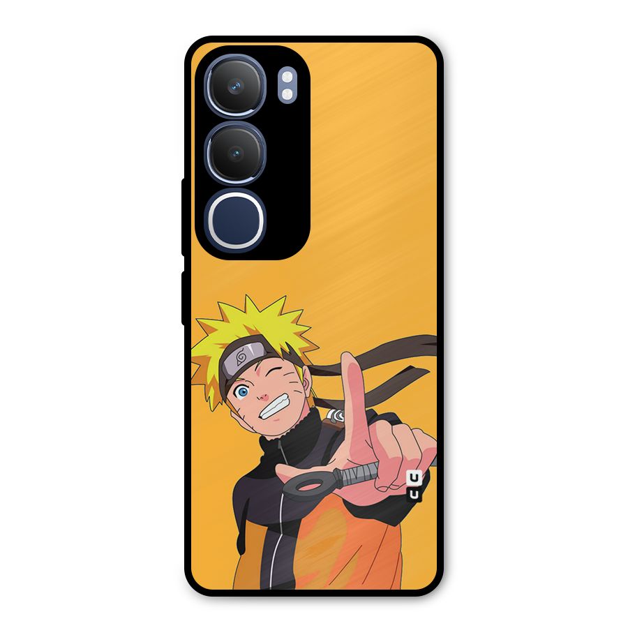 Cool Aesthetic Naruto Metal Back Case for Vivo Y29