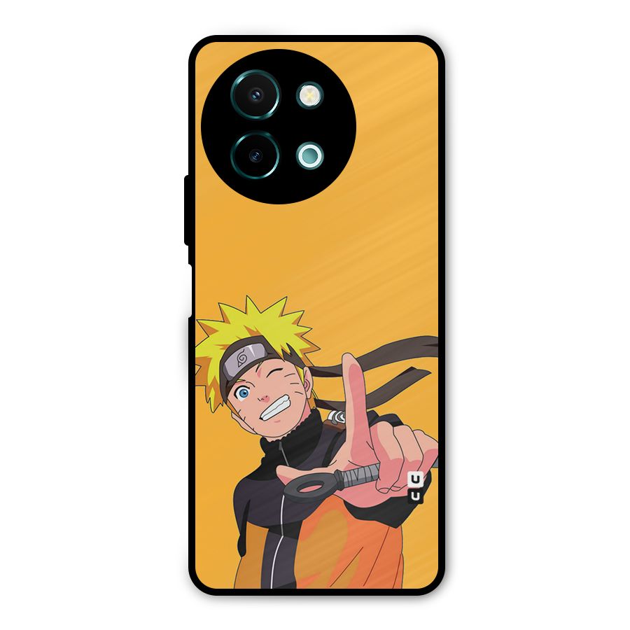 Cool Aesthetic Naruto Metal Back Case for Vivo Y58