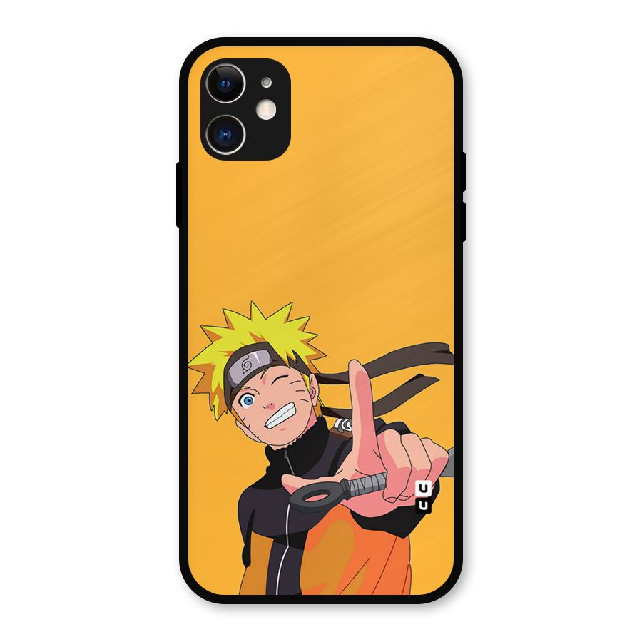 Cool Aesthetic Naruto Metal Back Case for iPhone 11