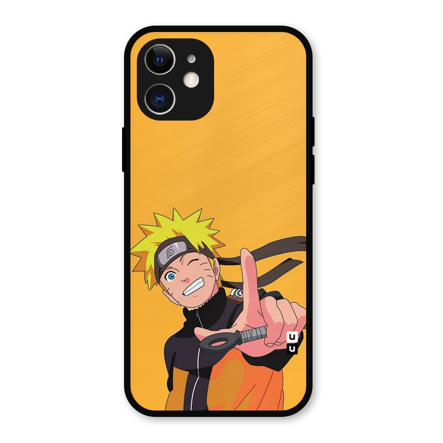 Cool Aesthetic Naruto Metal Back Case for iPhone 12
