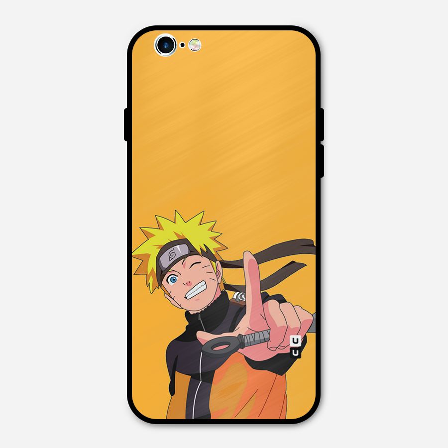 Cool Aesthetic Naruto Metal Back Case for iPhone 6 6s