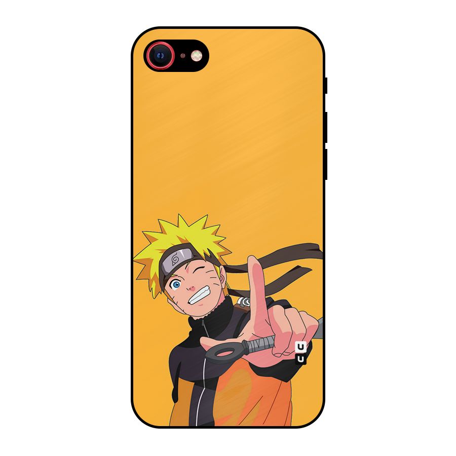 Cool Aesthetic Naruto Metal Back Case for iPhone 7