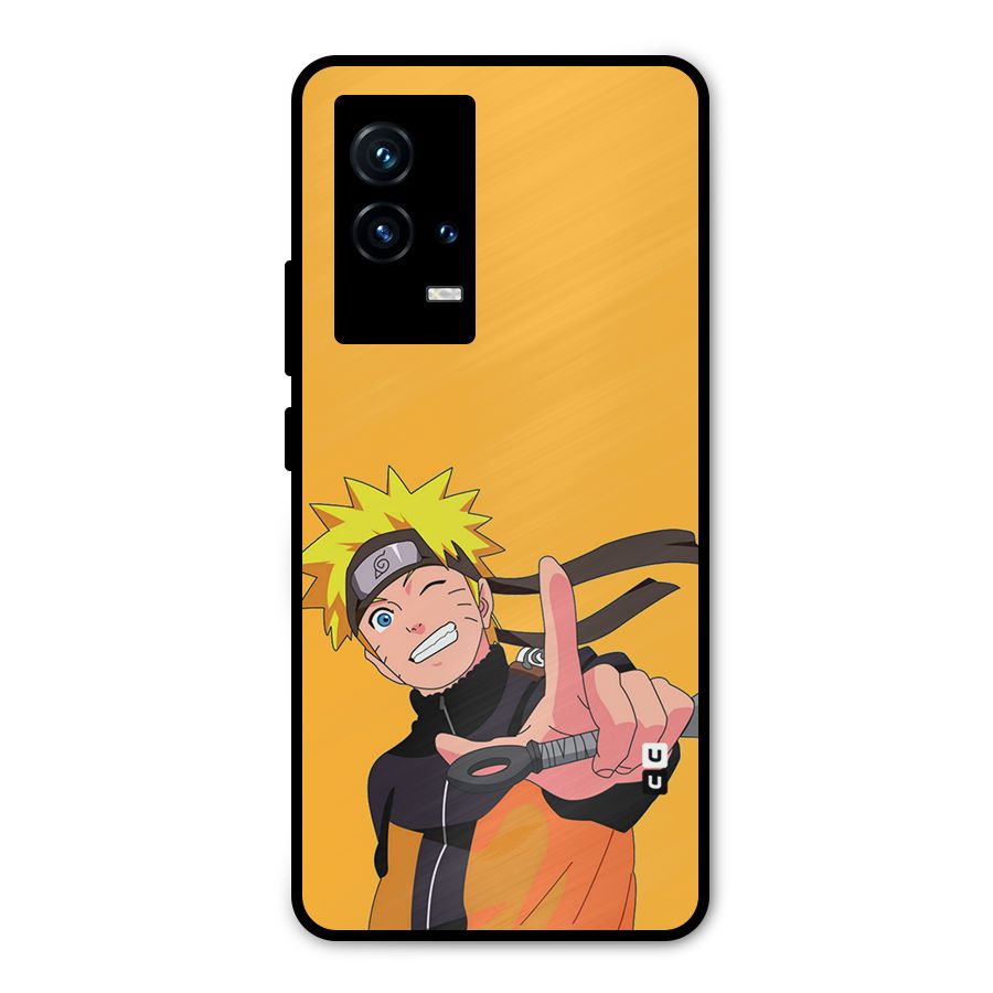 Cool Aesthetic Naruto Metal Back Case for iQOO 9 5G