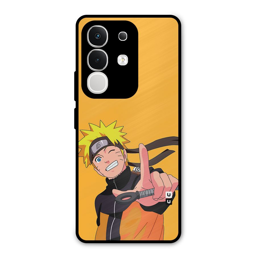Cool Aesthetic Naruto Metal Back Case for iQOO Z10x