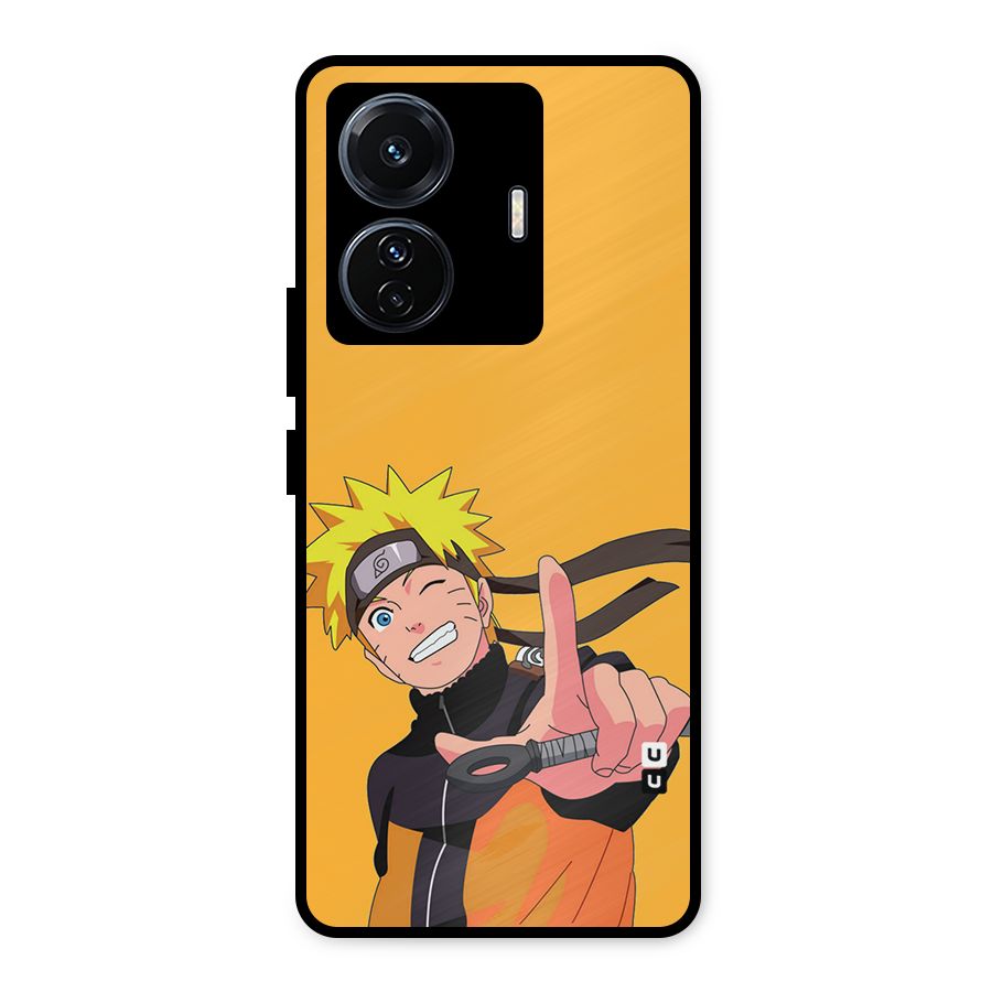 Cool Aesthetic Naruto Metal Back Case for iQOO Z6