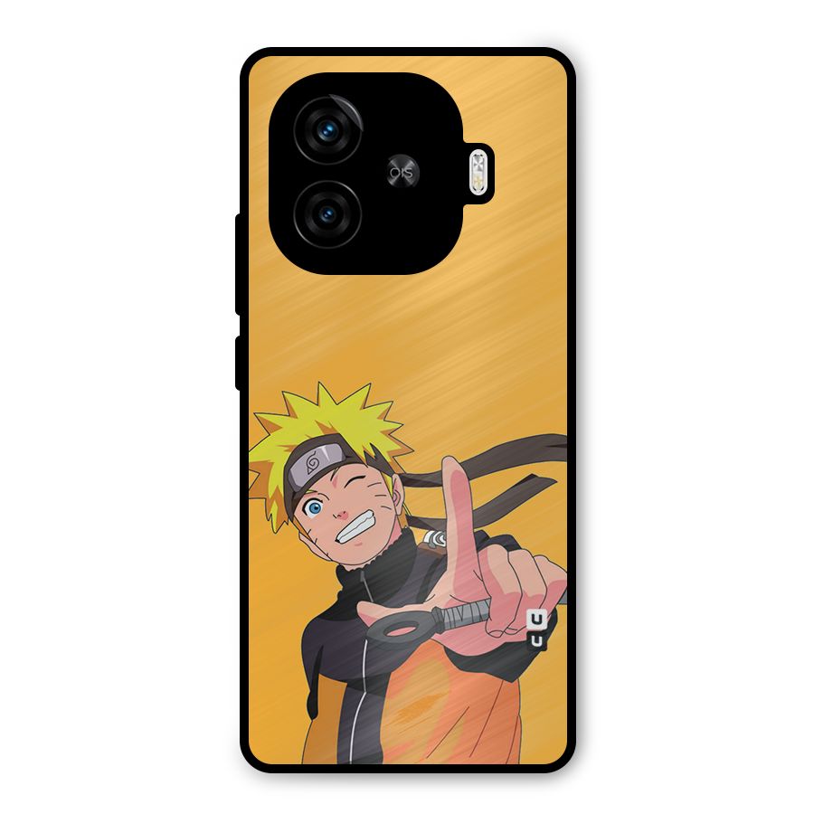 Cool Aesthetic Naruto Metal Back Case for iQOO Z9 Turbo