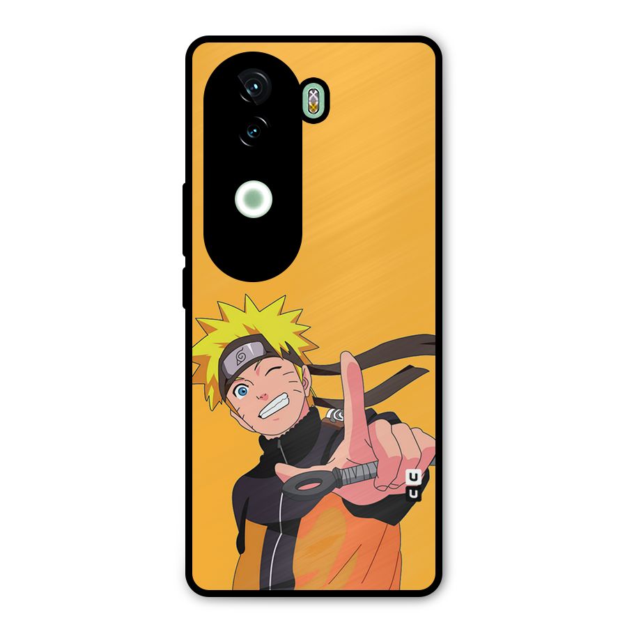 Cool Aesthetic Naruto Metal Back Case for iQOO Z9s