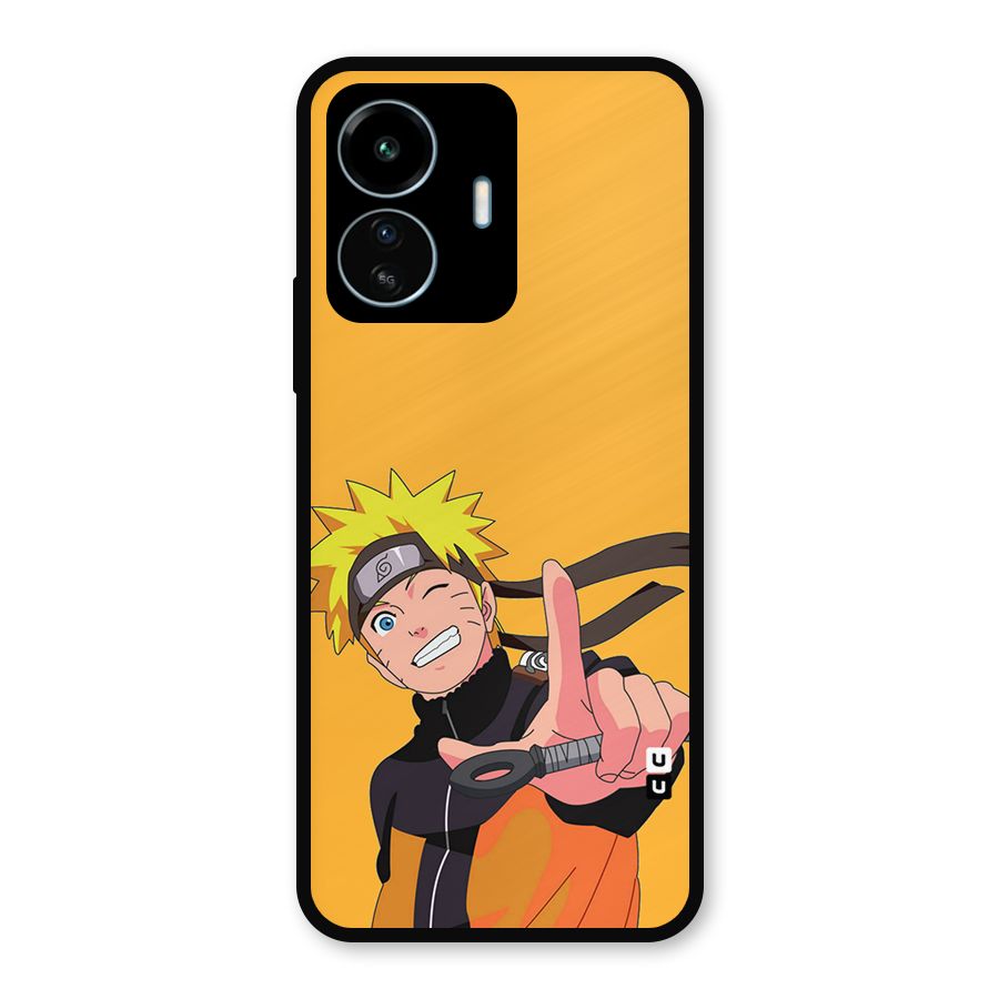 Cool Aesthetic Naruto Metal Back Case for vivo iQOO Z6 Lite 5G