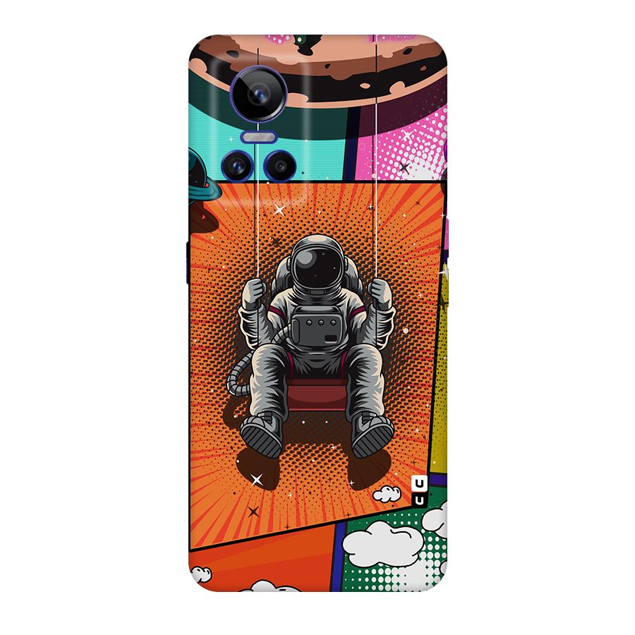 Cool Astraunaut Comic Swing Original Polycarbonate Back Case for Realme GT Neo 3