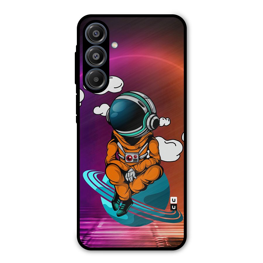 Cool Astraunaut Relaxing Metal Back Case for Galaxy A16 5G