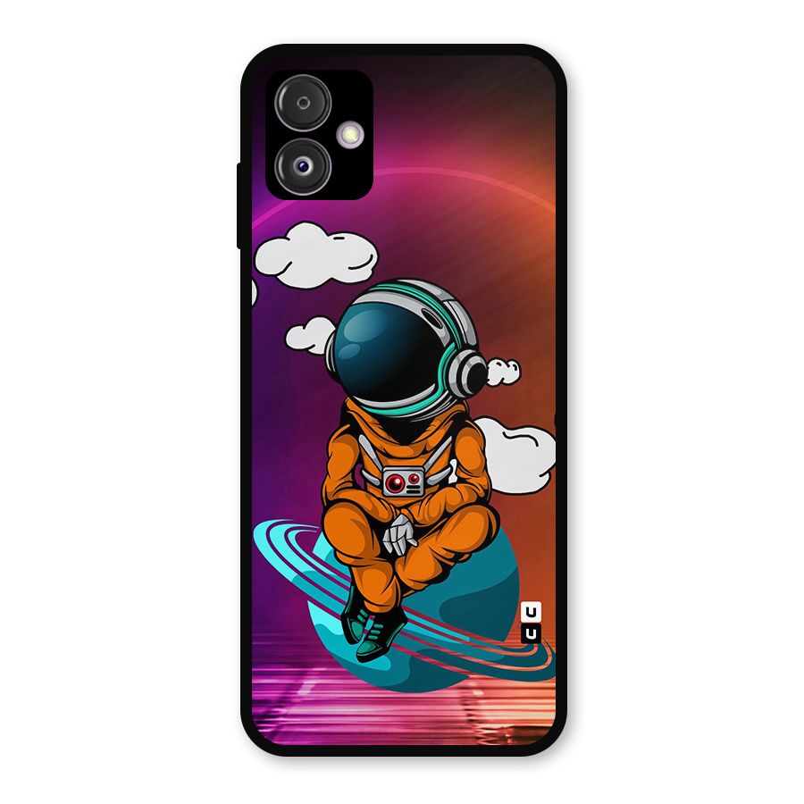 Cool Astraunaut Relaxing Metal Back Case for Galaxy F14