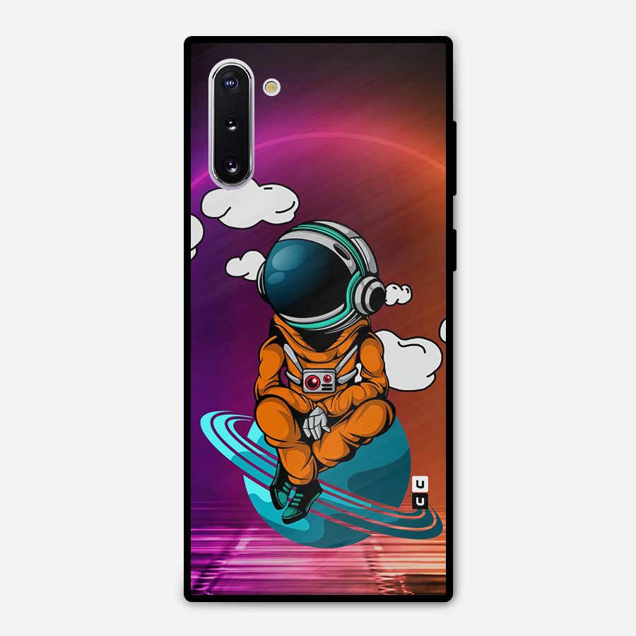 Cool Astraunaut Relaxing Metal Back Case for Galaxy Note 10