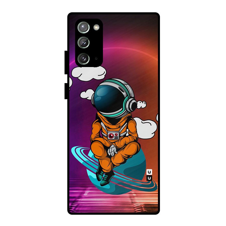 Cool Astraunaut Relaxing Metal Back Case for Galaxy Note 20