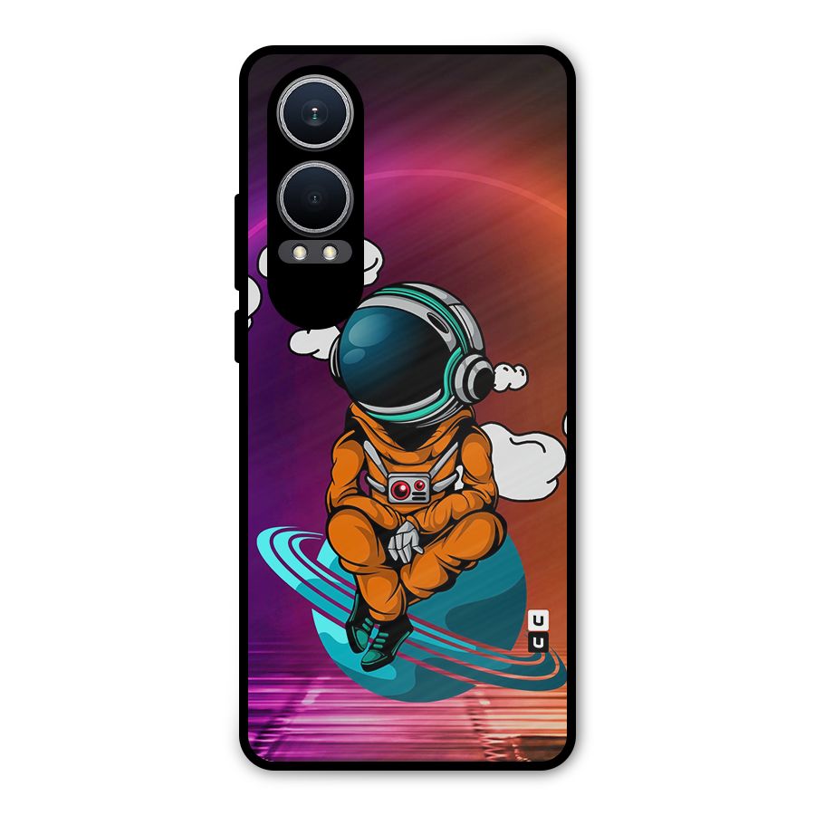 Cool Astraunaut Relaxing Metal Back Case for OnePlus Nord CE4 Lite