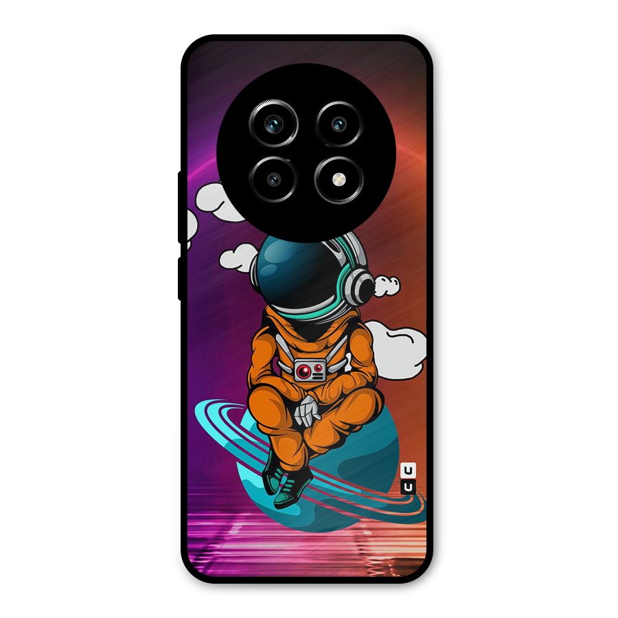 Cool Astraunaut Relaxing Metal Back Case for Realme 13 Pro