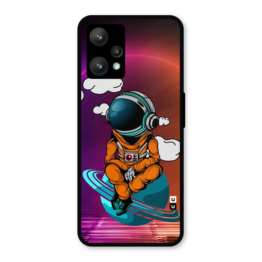 Cool Astraunaut Relaxing Metal Back Case for Realme 9 Pro Plus 5G