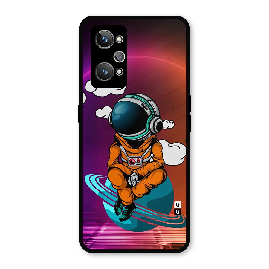 Cool Astraunaut Relaxing Metal Back Case for Realme GT Neo 3T