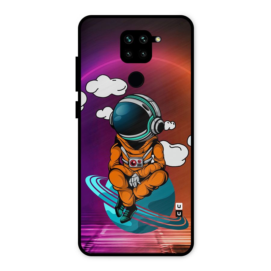Cool Astraunaut Relaxing Metal Back Case for Redmi Note 9
