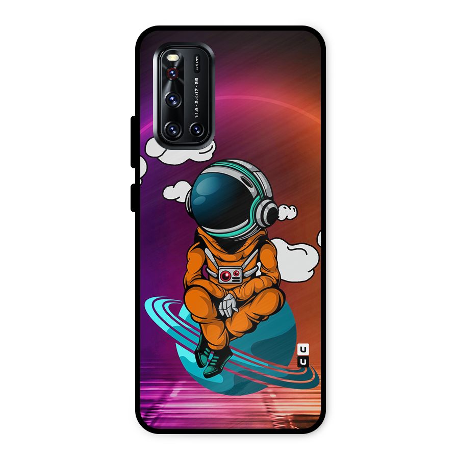Cool Astraunaut Relaxing Metal Back Case for Vivo V19