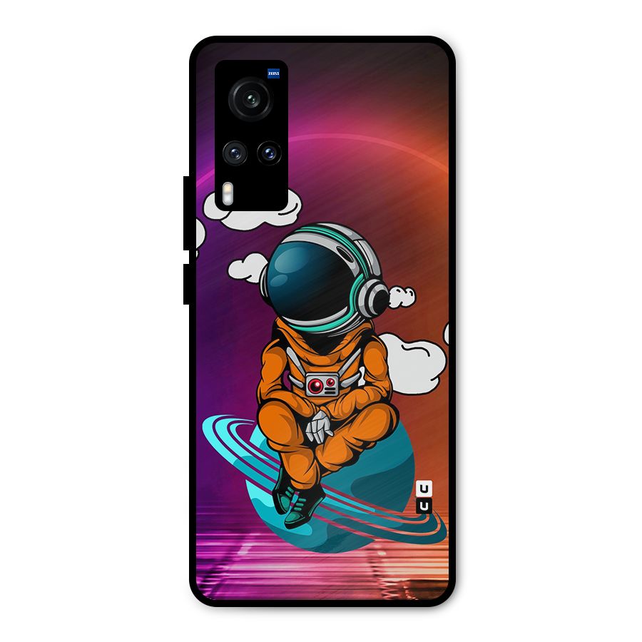 Cool Astraunaut Relaxing Metal Back Case for Vivo X60