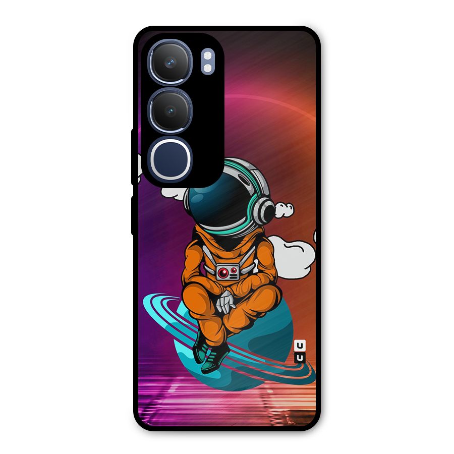 Cool Astraunaut Relaxing Metal Back Case for Vivo Y29