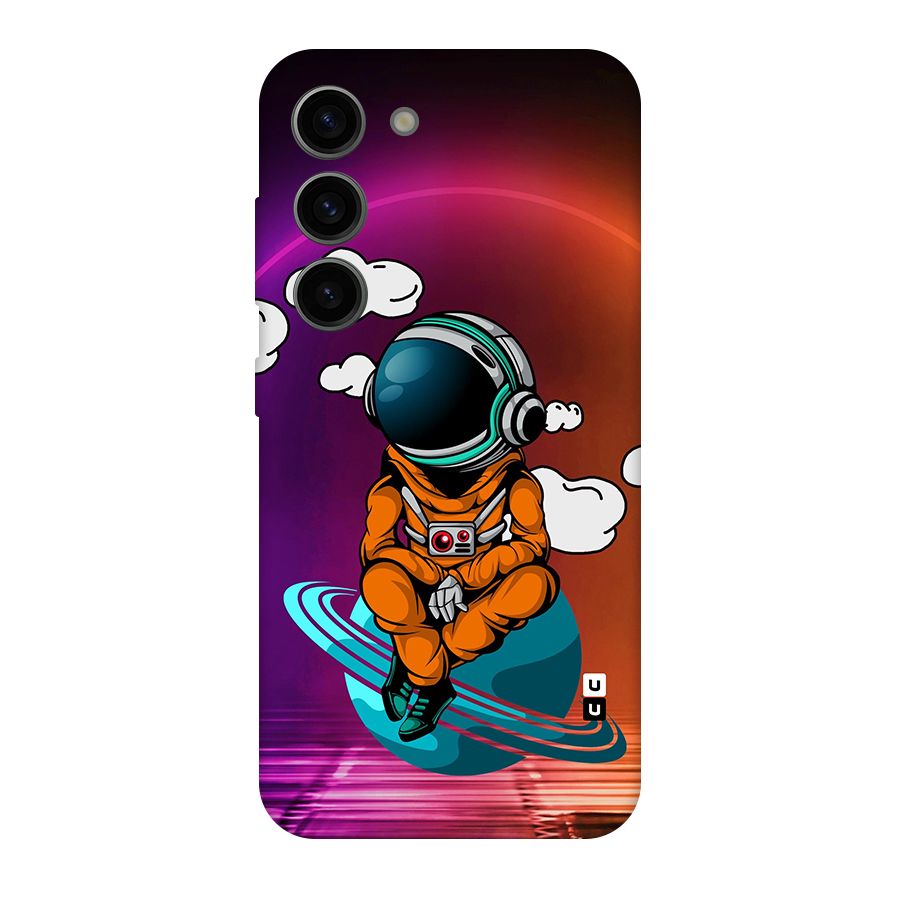 Cool Astraunaut Relaxing Original Polycarbonate Back Case for Galaxy S23
