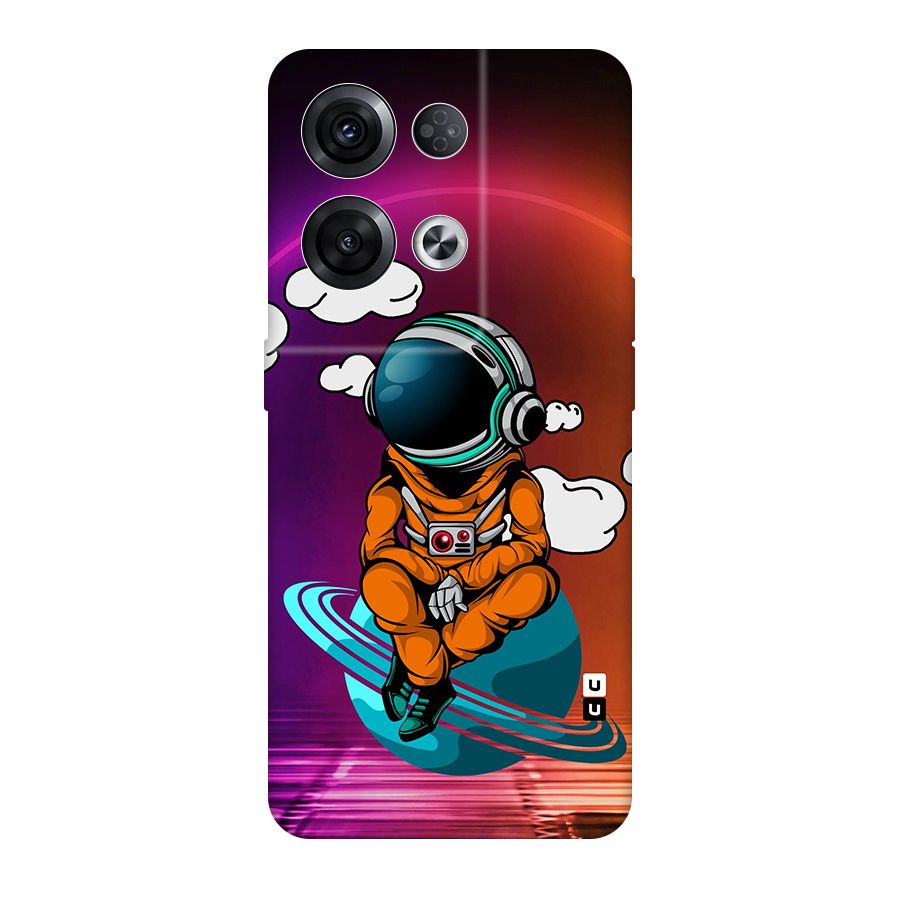 Cool Astraunaut Relaxing Original Polycarbonate Back Case for Oppo Reno8 Pro 5G