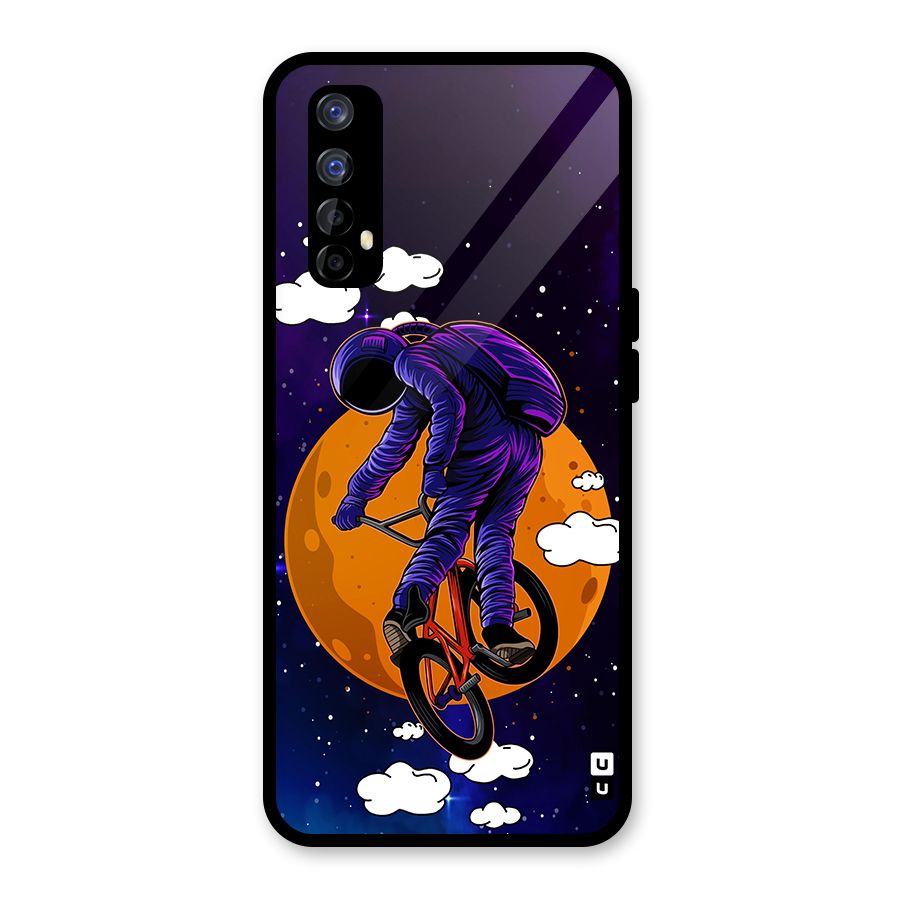 Cool Astro Cyclist Glass Back Case for Realme Narzo 20 Pro