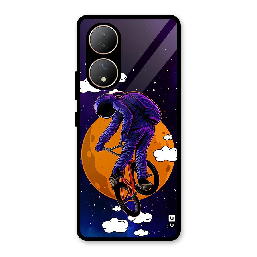 Cool Astro Cyclist Glass Back Case for Vivo Y100A