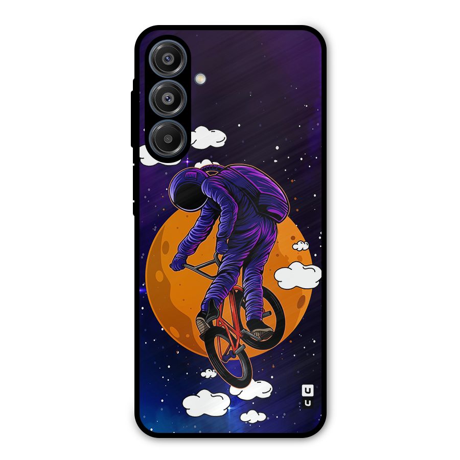 Cool Astro Cyclist Metal Back Case for Galaxy A16 5G