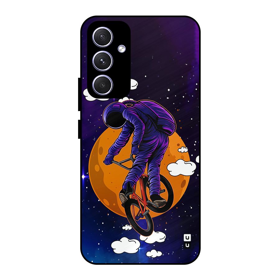 Cool Astro Cyclist Metal Back Case for Galaxy A54