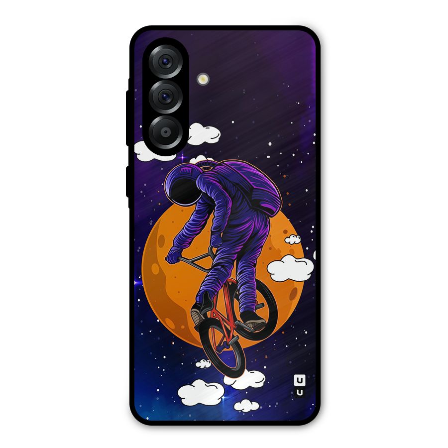 Cool Astro Cyclist Metal Back Case for Galaxy A56