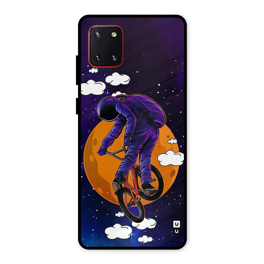 Cool Astro Cyclist Metal Back Case for Galaxy Note 10 Lite