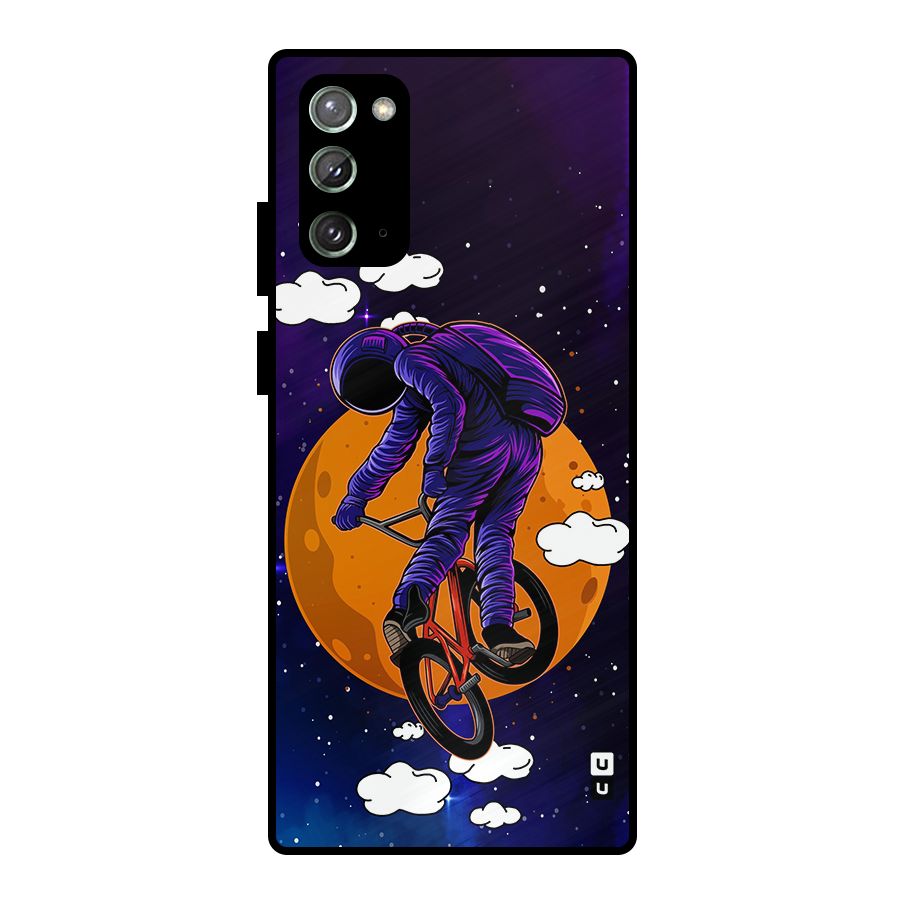 Cool Astro Cyclist Metal Back Case for Galaxy Note 20