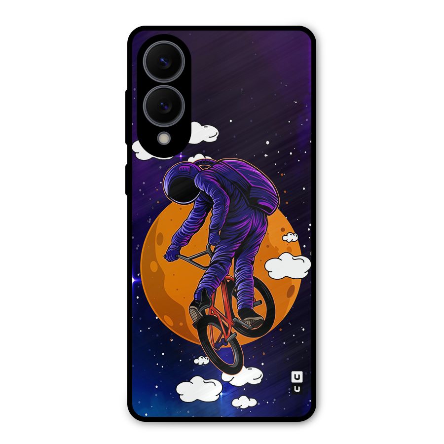 Cool Astro Cyclist Metal Back Case for Galaxy S25 Edge
