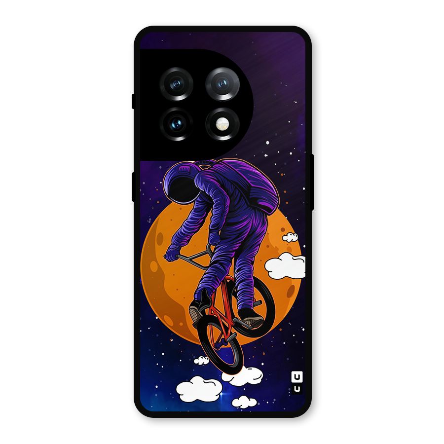 Cool Astro Cyclist Metal Back Case for OnePlus 11