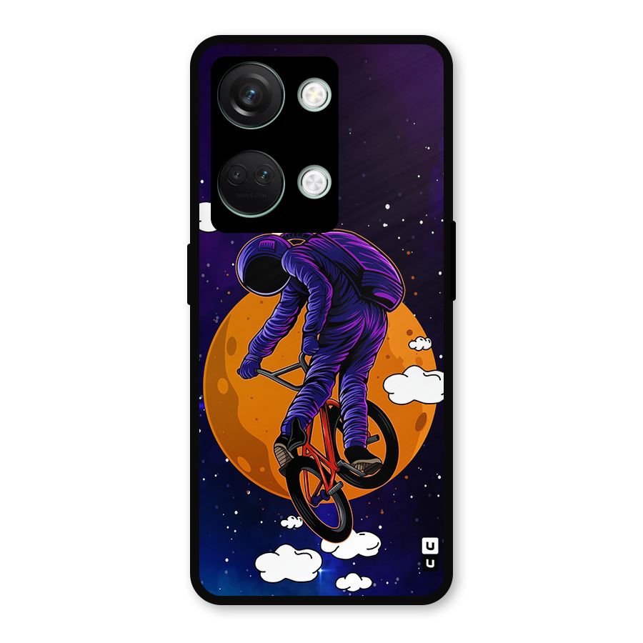 Cool Astro Cyclist Metal Back Case for OnePlus Nord 3