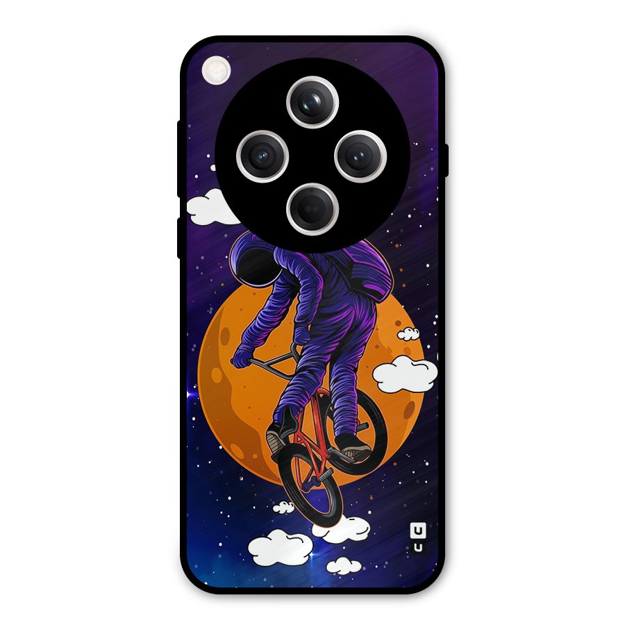 Cool Astro Cyclist Metal Back Case for Oppo Find X8