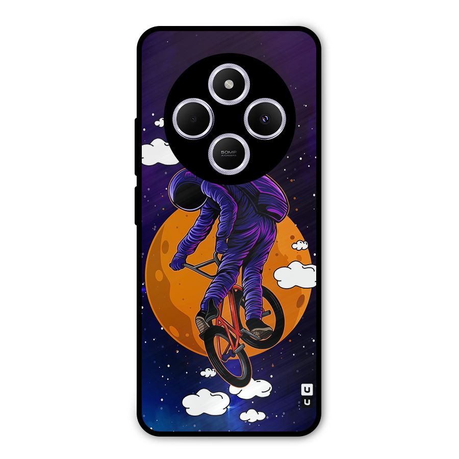 Cool Astro Cyclist Metal Back Case for Poco M7