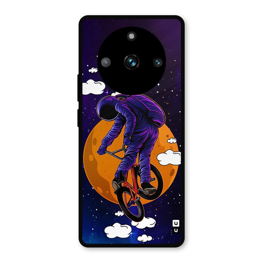 Cool Astro Cyclist Metal Back Case for Realme 11 Pro Plus