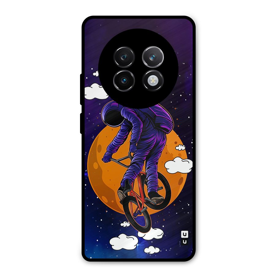 Cool Astro Cyclist Metal Back Case for Realme 13 Plus