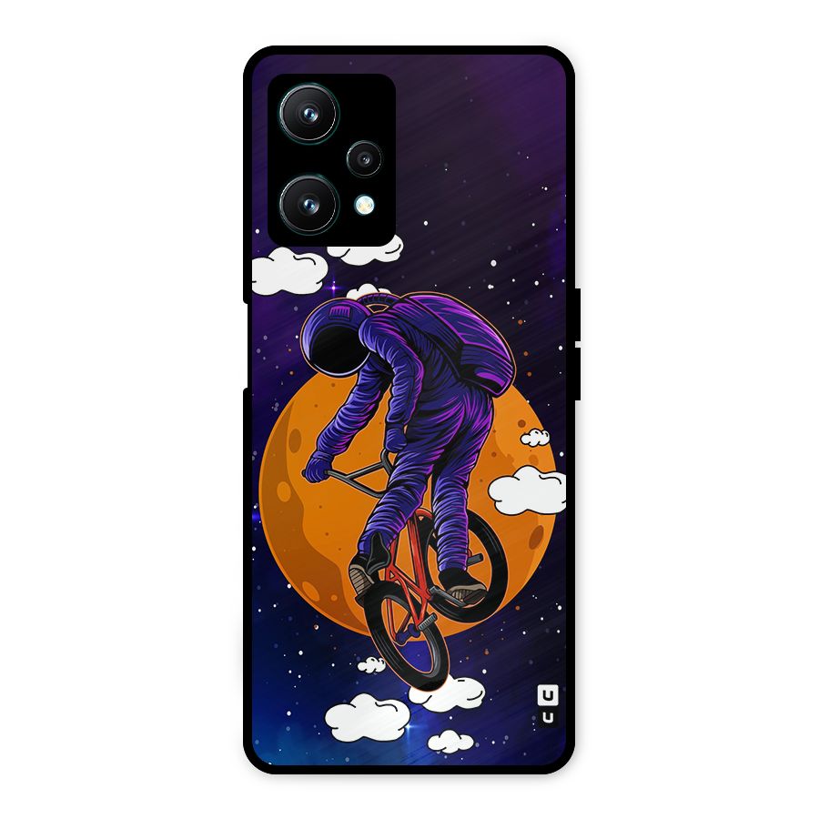 Cool Astro Cyclist Metal Back Case for Realme 9 Pro 5G