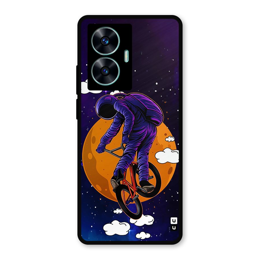 Cool Astro Cyclist Metal Back Case for Realme C55